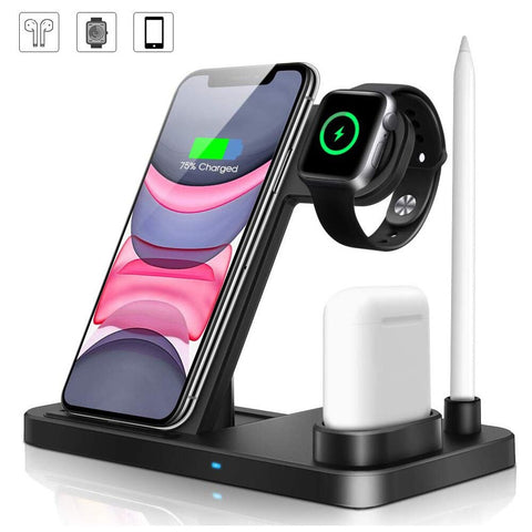 Image of Wireless Charger 4 in 1 Compatible - Adapter Included