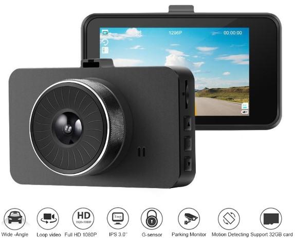 High Quality Dash Cam Full HD 1080P 12MP 3" LCD Screen 