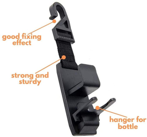 Car Seat Hooks and Organizer (4 Pack)