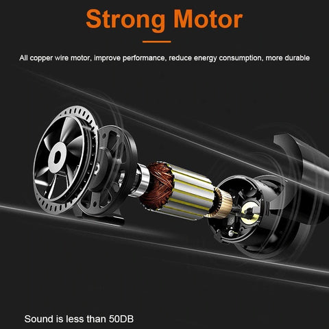 Image of portable auto tire pump's motor