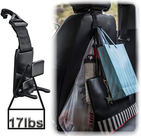Car Seat Hooks and Organizer (4 Pack)